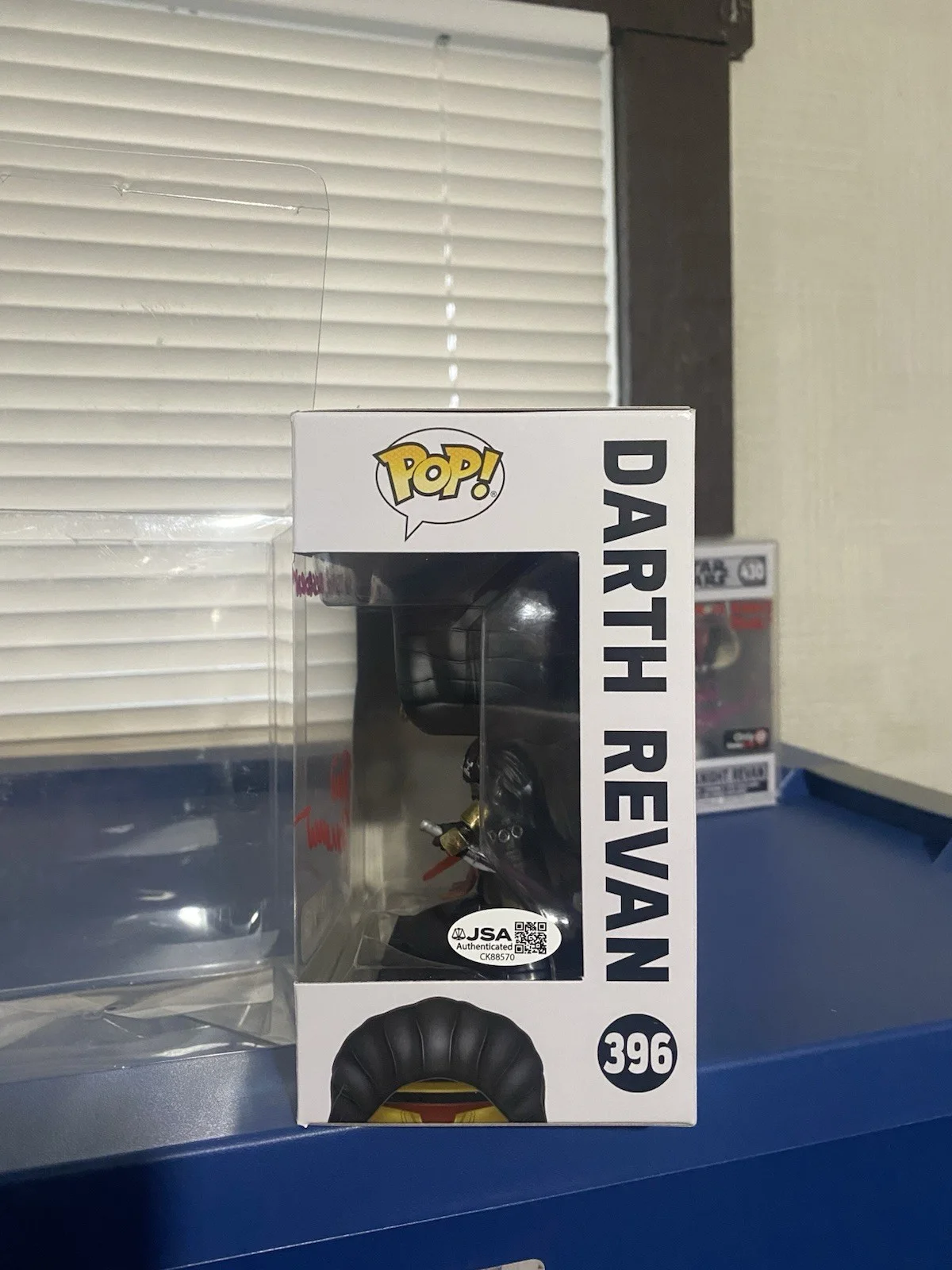Rino Romano — Rino Romano Signed Funko Pop Star Wars Knights Old Republic Darth Revan JSA 396, image 3
