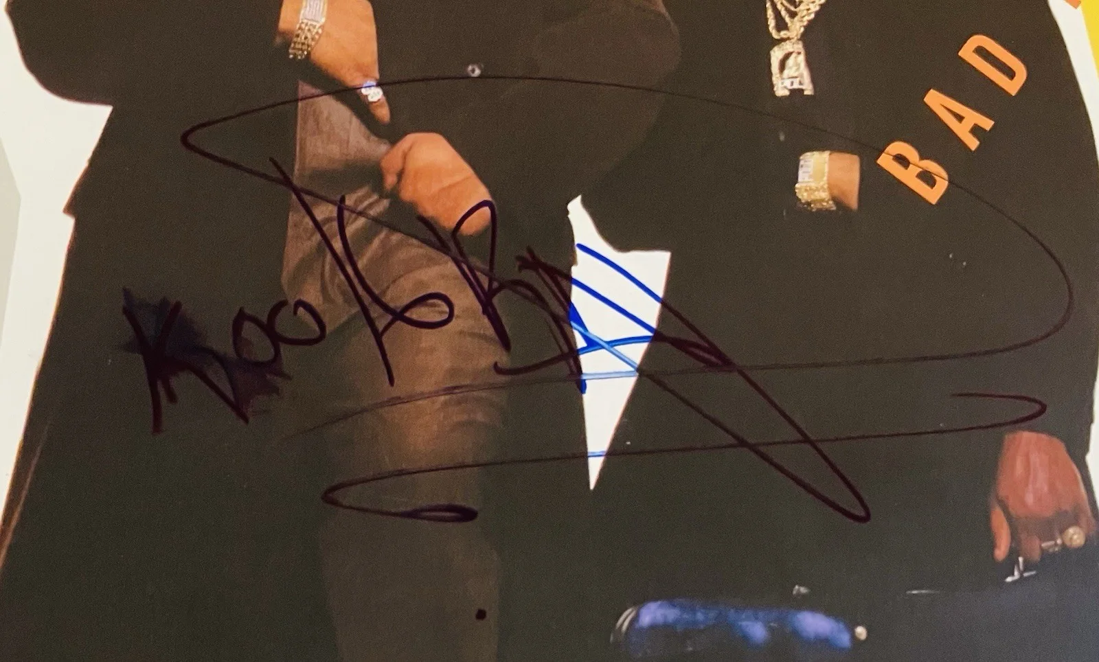 Kool G Rap Autographed Signed 12” Vinyl Single “Bad To The Bone” Beckett BAS COA, image 3