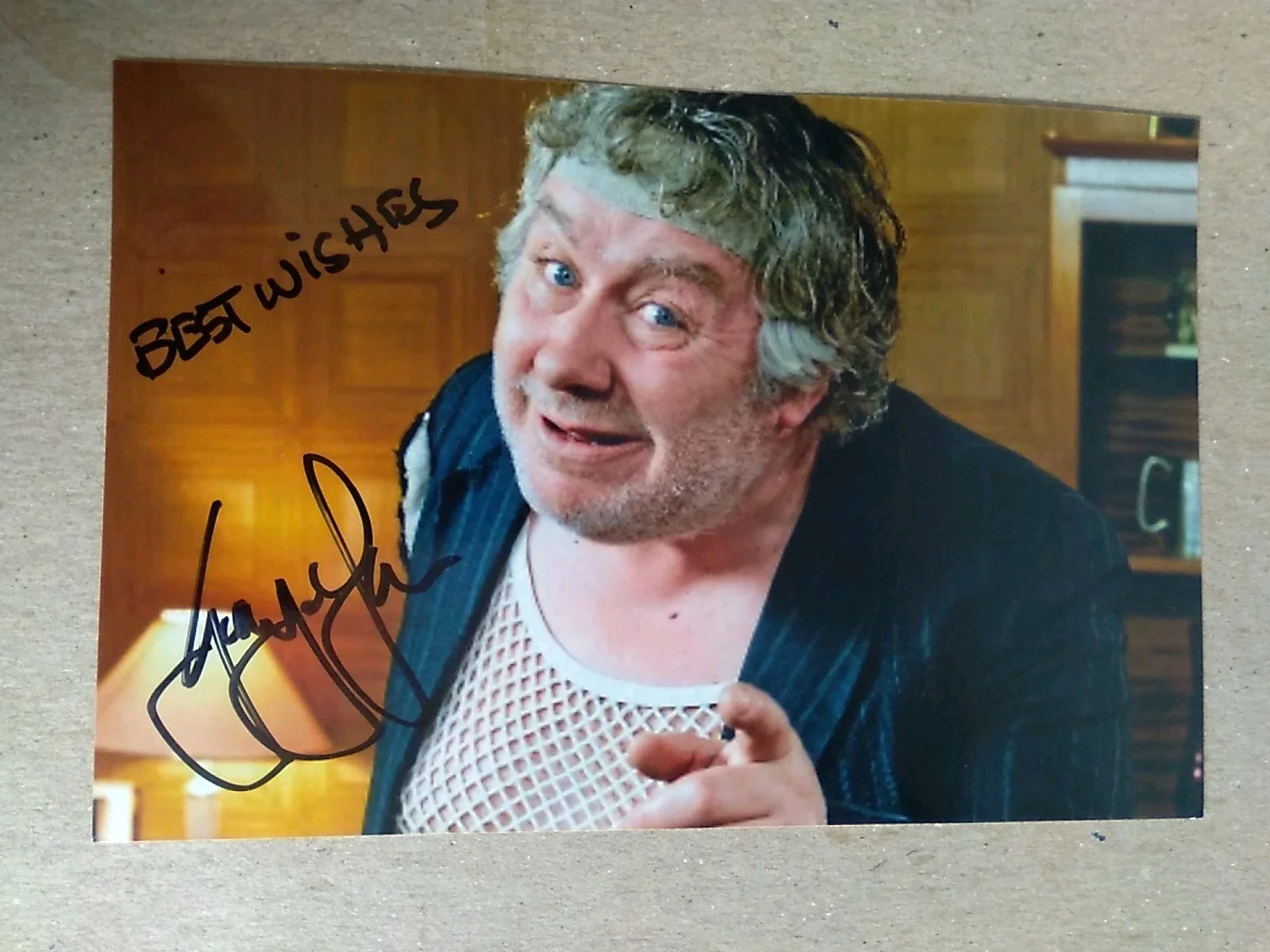 Gregor Fisher Scottish Actor Signed Autograph 6x4in Photo Rab C. Nesbitt, image 3