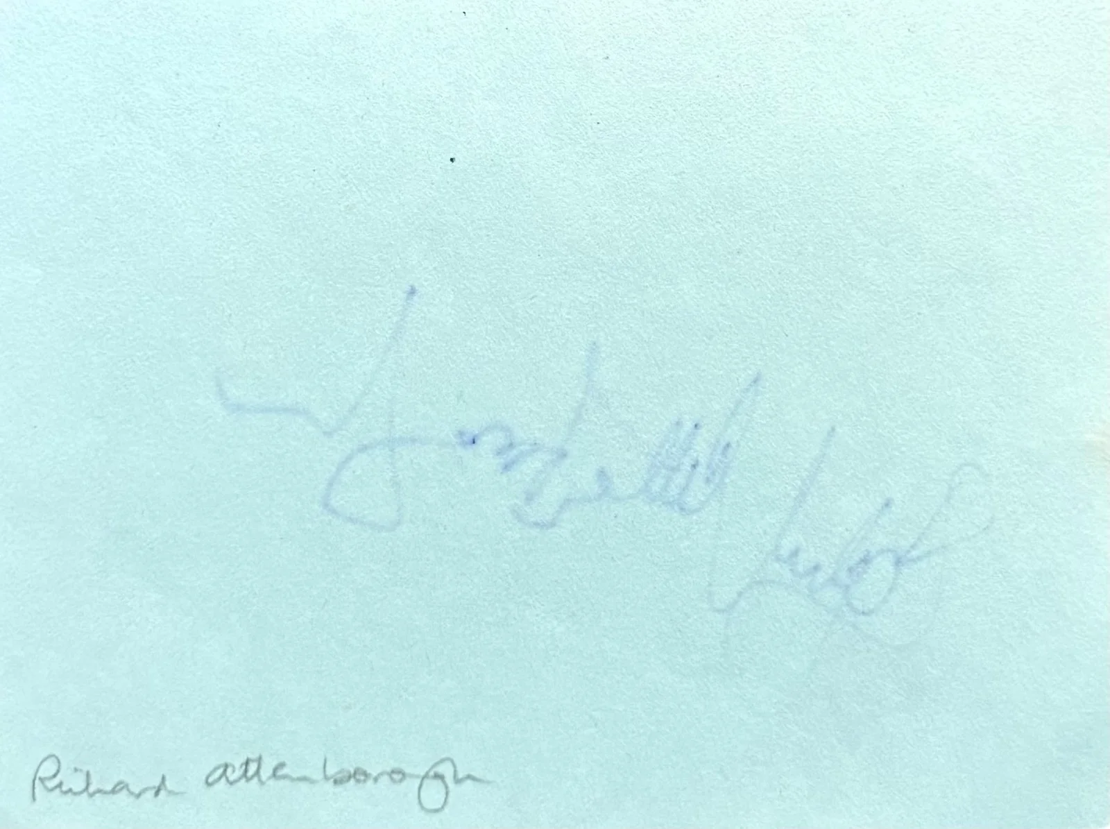 Richard Attenborough, Greta Gynt — RICHARD ATTENBOROUGH Signed Autographed 4" x 5" Album Page The Great Escape, image 4