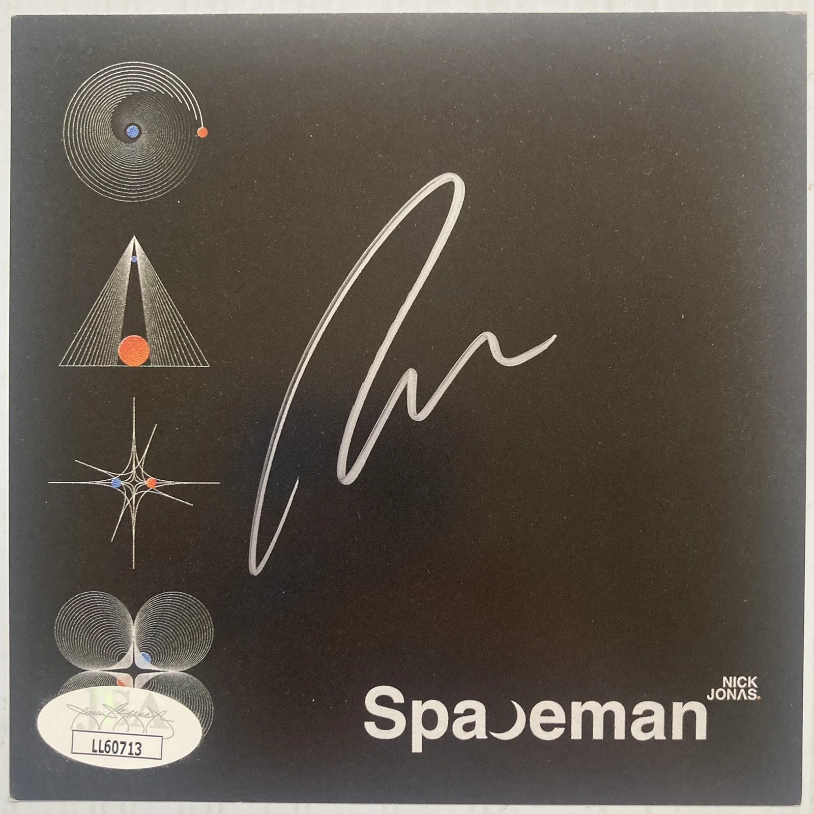Nick Jonas Signed Autograph Spaceman CD Insert + CD - JSA Cert - FREE S&H!, image 2