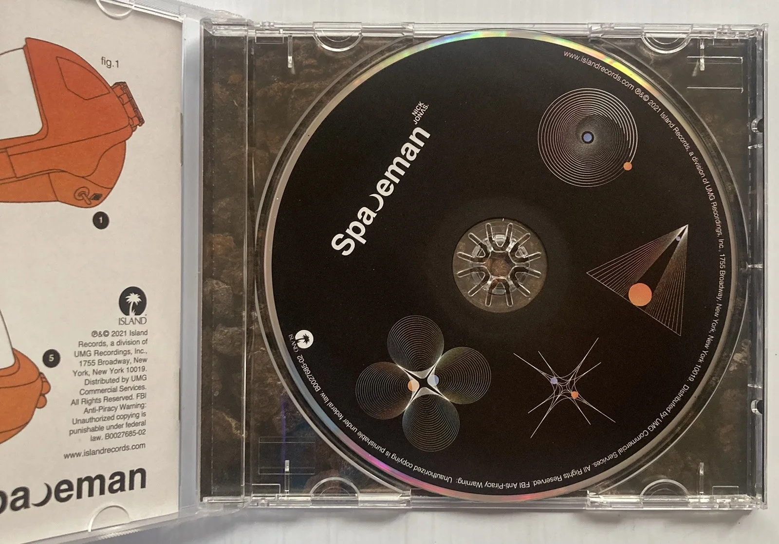 Nick Jonas Signed Autograph Spaceman CD Insert + CD - JSA Cert - FREE S&H!, image 5