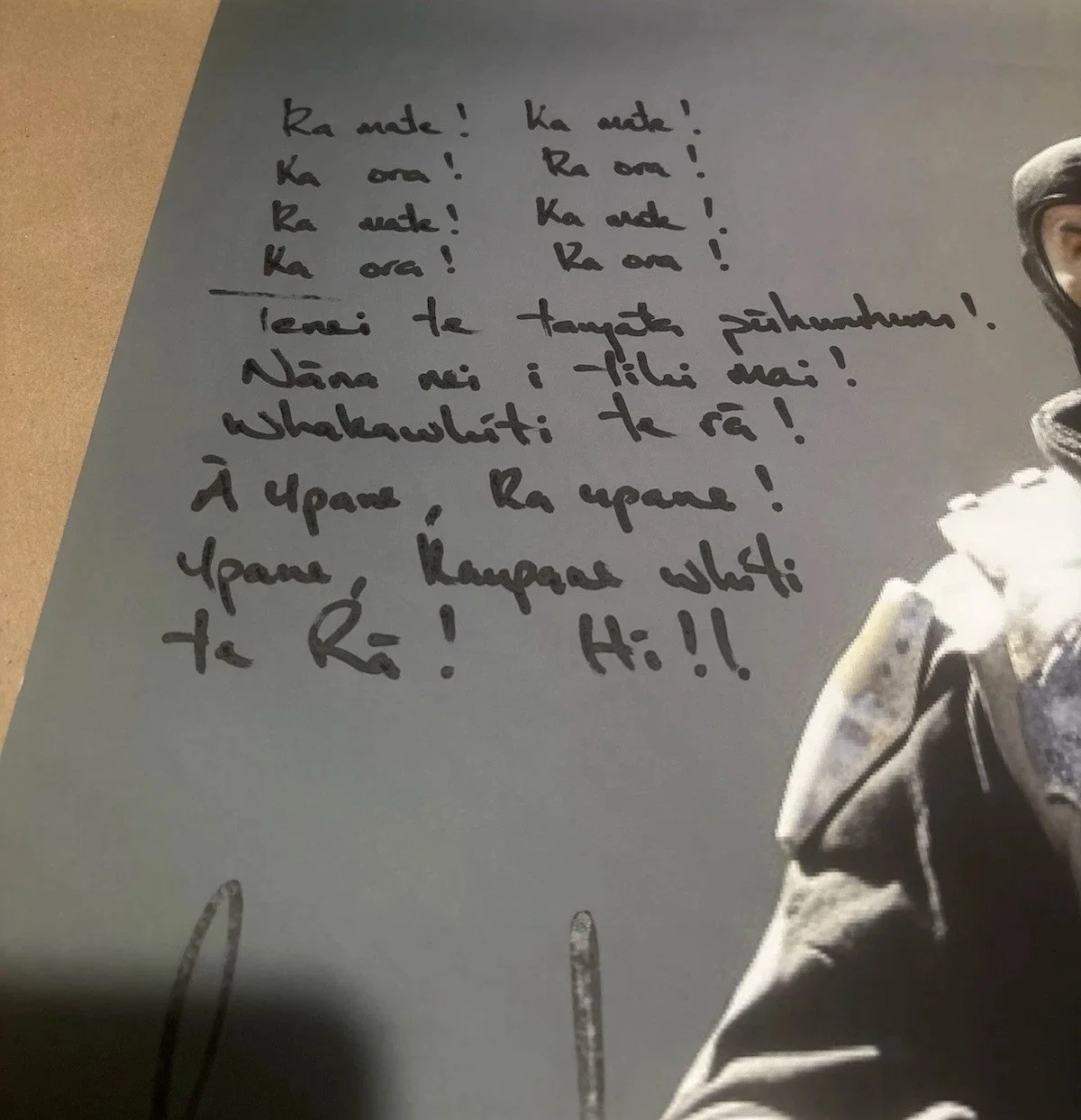 Temuera Morrison — Temuera Morrison Signed Star Wars Boba Fett 24x36 Poster Entire Haka! JSA 🔥✨, изображение 2
