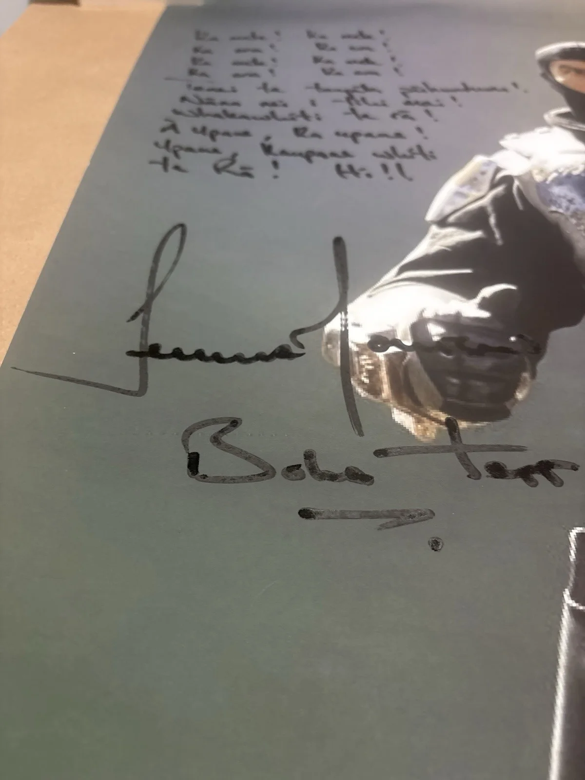 Temuera Morrison — Temuera Morrison Signed Star Wars Boba Fett 24x36 Poster Entire Haka! JSA 🔥✨, изображение 3