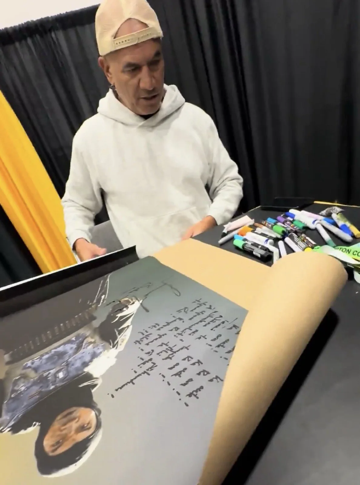 Temuera Morrison — Temuera Morrison Signed Star Wars Boba Fett 24x36 Poster Entire Haka! JSA 🔥✨, изображение 5