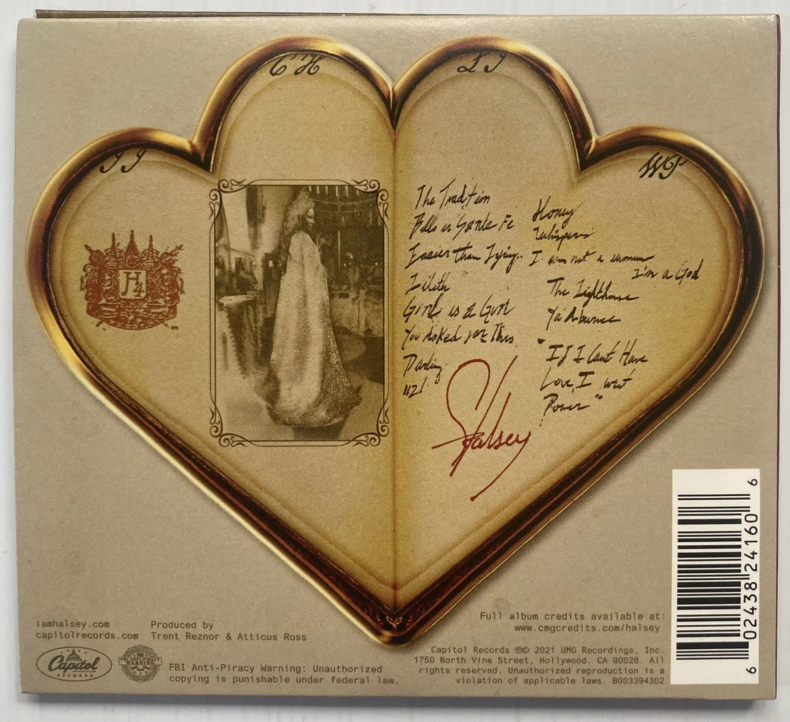 Halsey Signed Autograph If I Can’t Have Love Insert + CD - JSA Cert - FREE S&H!, изображение 5