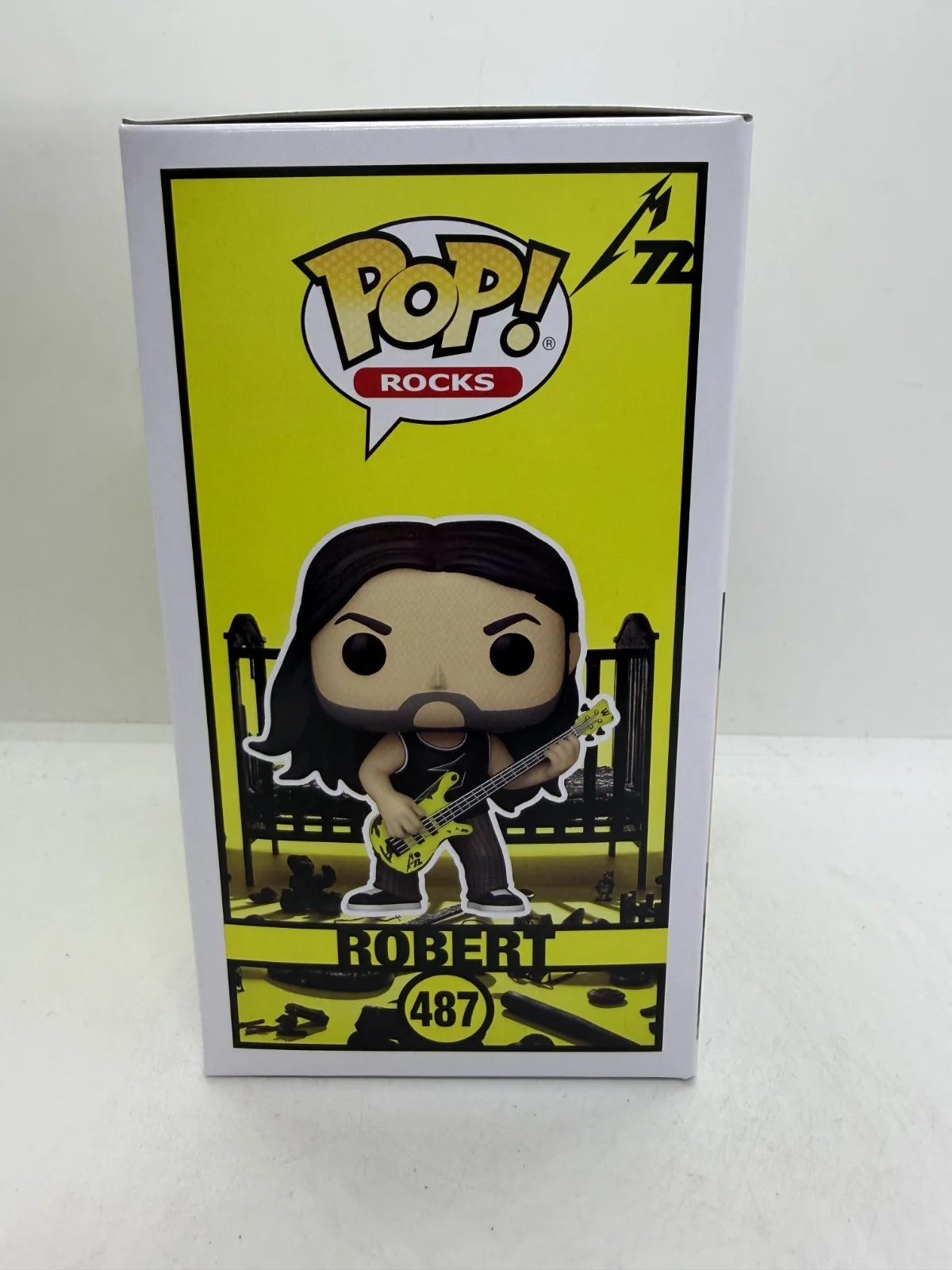 Robert Trujillo Signed Metqllica 72 Seasons Funko Pop #487 SWAU, image 4