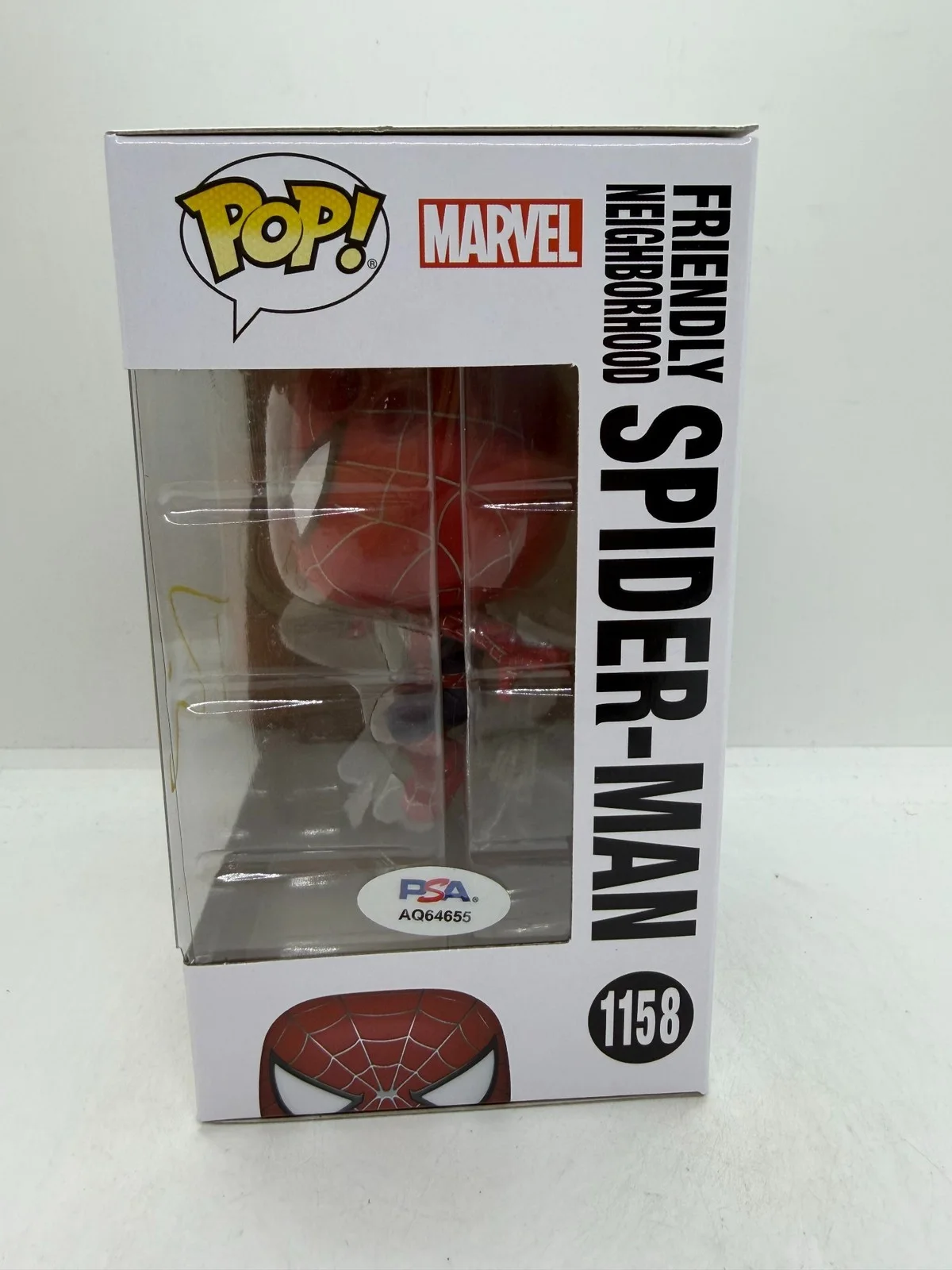 Tobey Maguire Signed Friendly Neighborhood Spider-Man Funko #1158 PSA, image 2