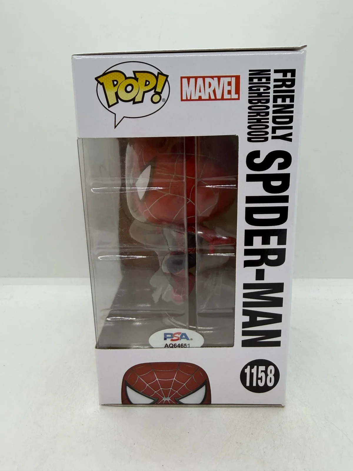 Tobey Maguire Signed Friendly Neighborhood Spider-Man Funko #1158 PSA #2, изображение 2