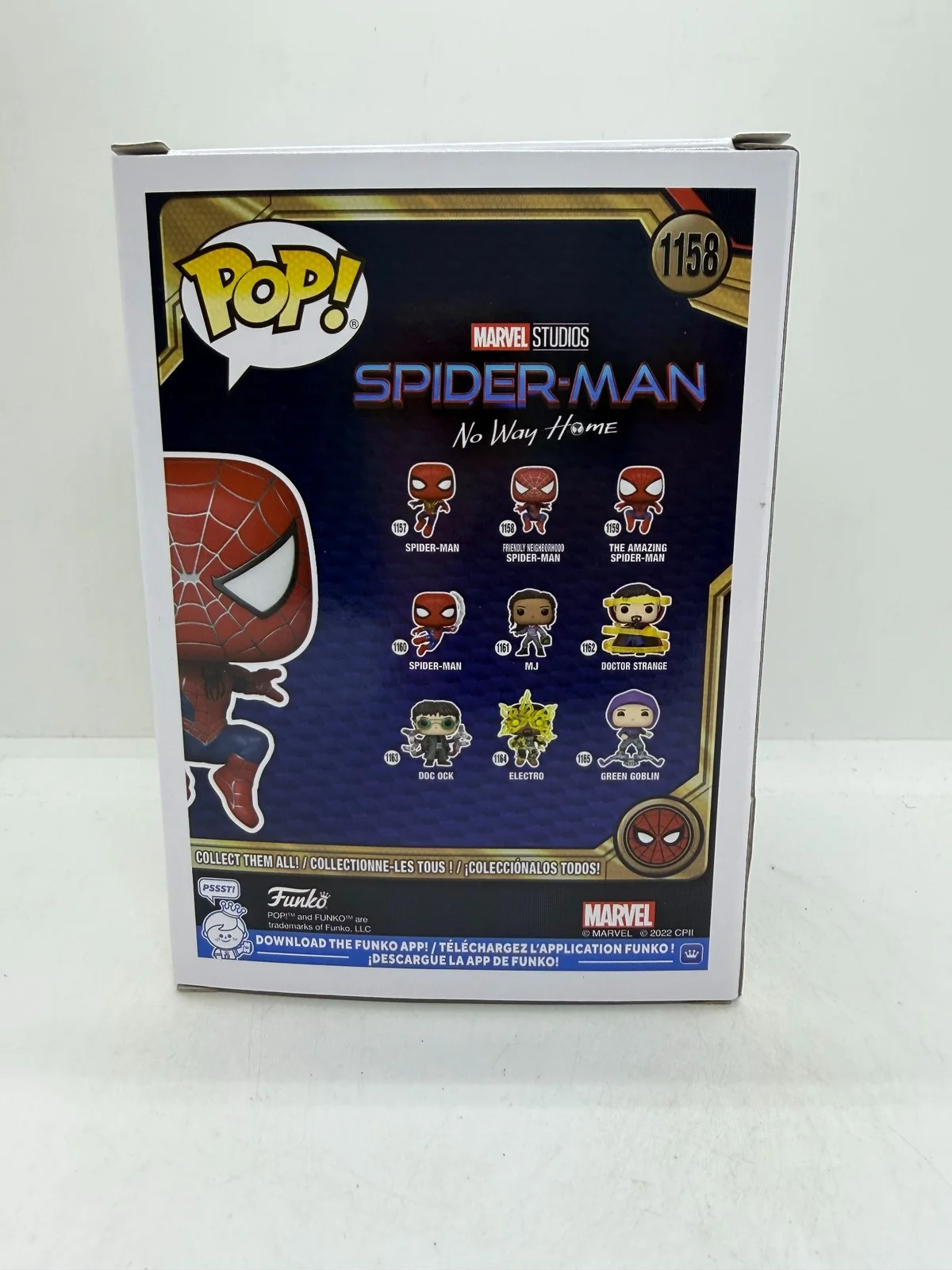 Tobey Maguire Signed Friendly Neighborhood Spider-Man Funko #1158 PSA #2, изображение 3
