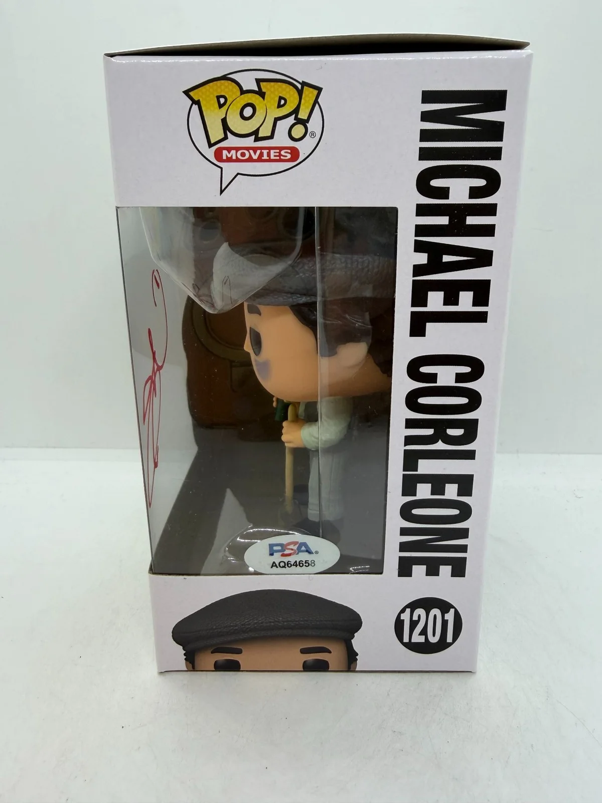 Al Pacino Signed Michael Corleone Funko Godfather #1201 PSA #3, image 2