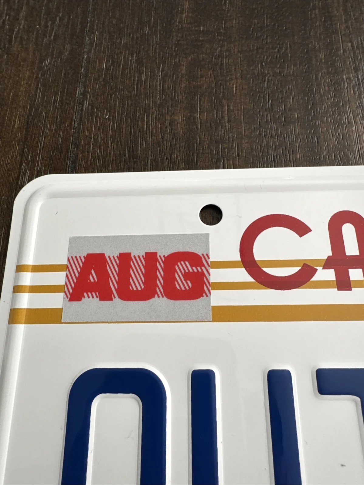 Christopher Lloyd Autographed Back To The Future License Plate Outatime JSA COA, image 5