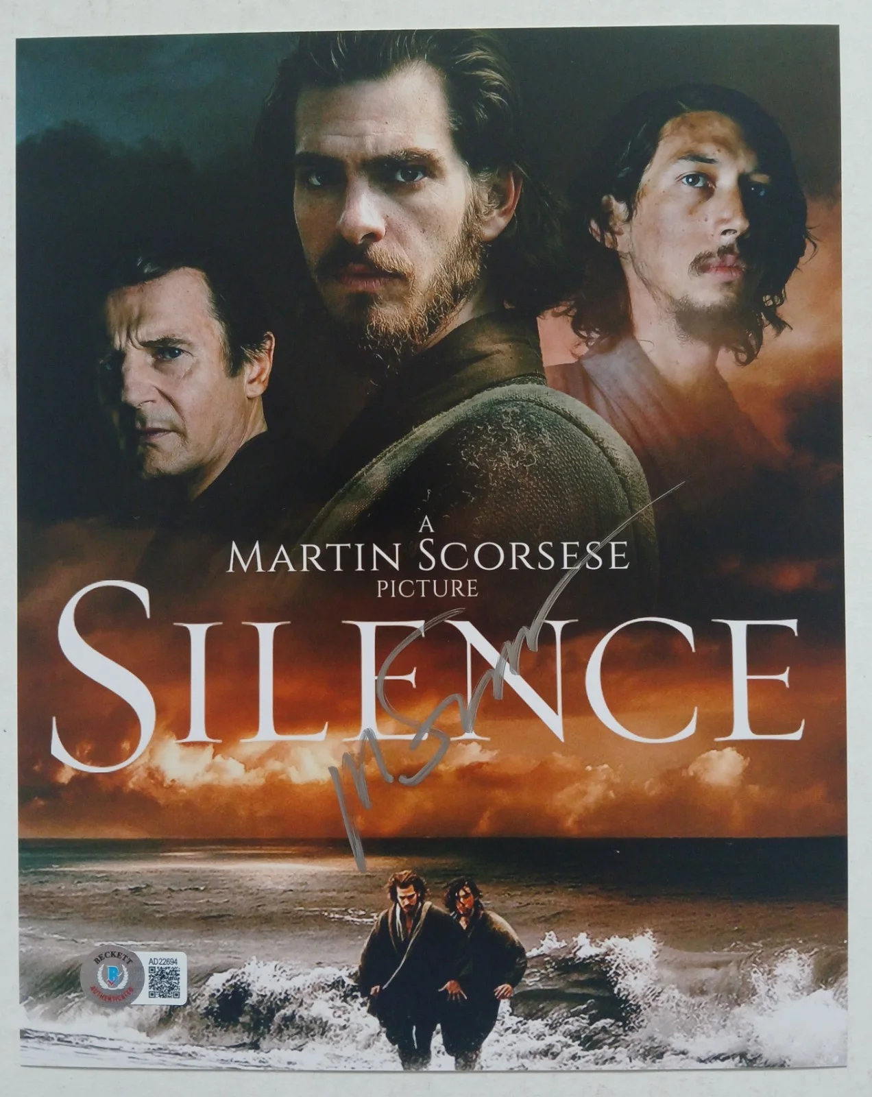 Martin Scorsese — Martin Scorsese Signed 8x10 Photo - Beckett BAS Autograph, image 2