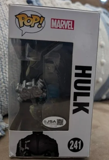 MARK RUFFALO signed FUNKO POP Planet HULK Thor Ragnarok JSA Coa MARVEL, image 2