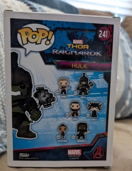 MARK RUFFALO signed FUNKO POP Planet HULK Thor Ragnarok JSA Coa MARVEL, image 3