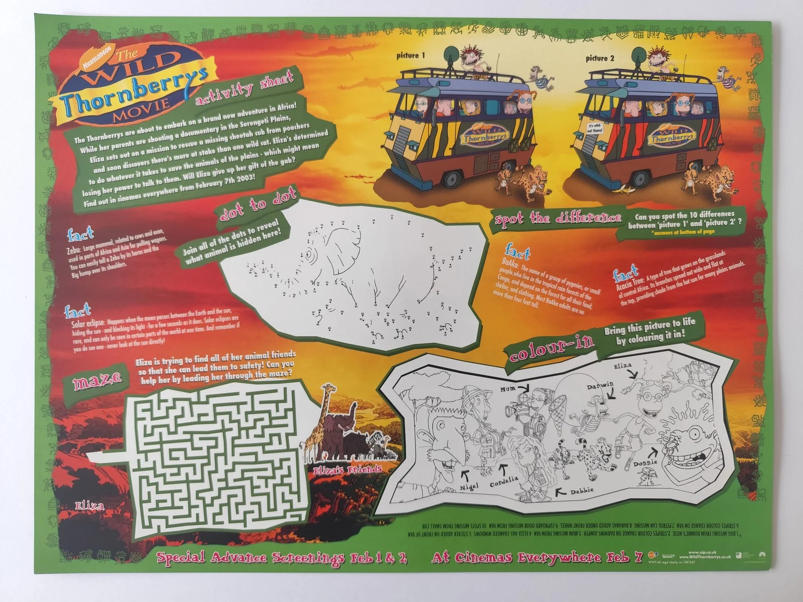 The Wild Thornberrys Movie (2002) – UK Mini Quad, image 2