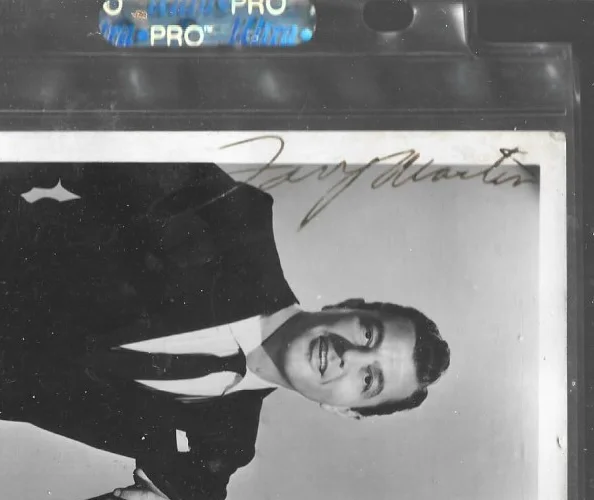 Original Signed Autograph 4 x 6 Photo of Tony Martin, image 2