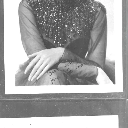Original Signed Autograph 4 x 6 Photo of Leslie Caron, изображение 2
