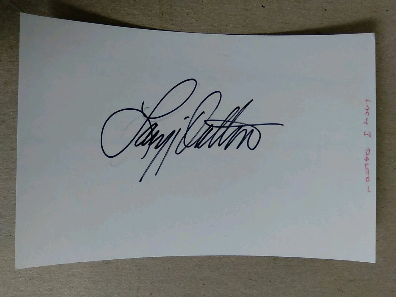 Lacy Dalton Country Music Singer And Songwriter Signed Autograph 6x4in Photo, изображение 3