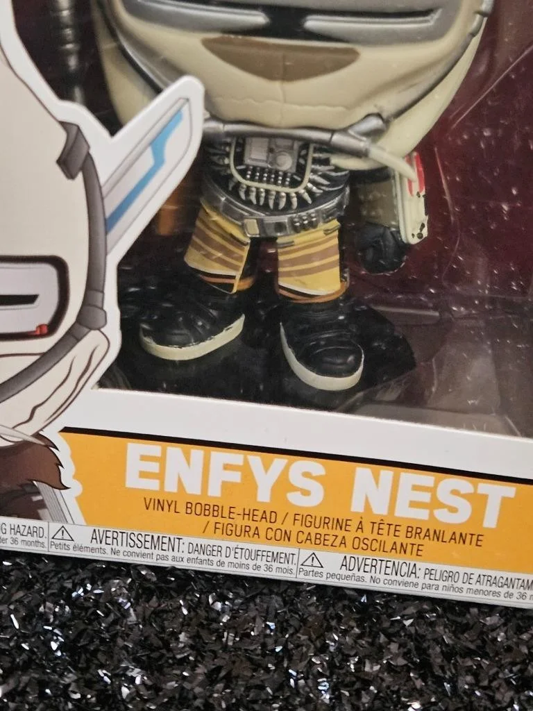 ERIN KELLYMAN — ERIN KELLYMAN HAND SIGNED AUTOGRAPHED FUNKO POP! 247 ENFYS NEST STAR WARS W/ COA, изображение 3