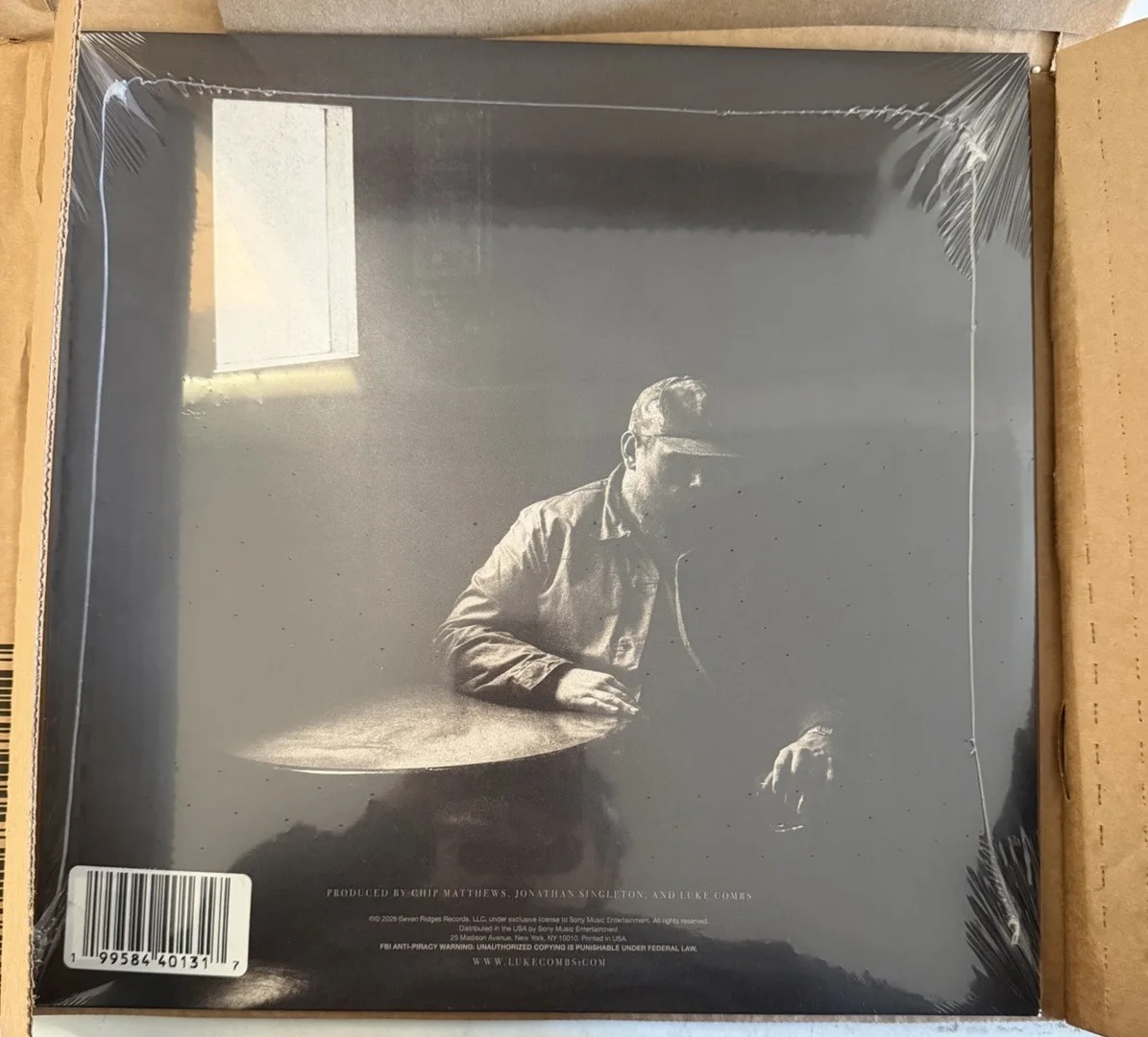 LUKE COMBS The Way I Am Bootlegger Edition SIGNED Vinyl LP Autographed 🆕 ✅, image 2