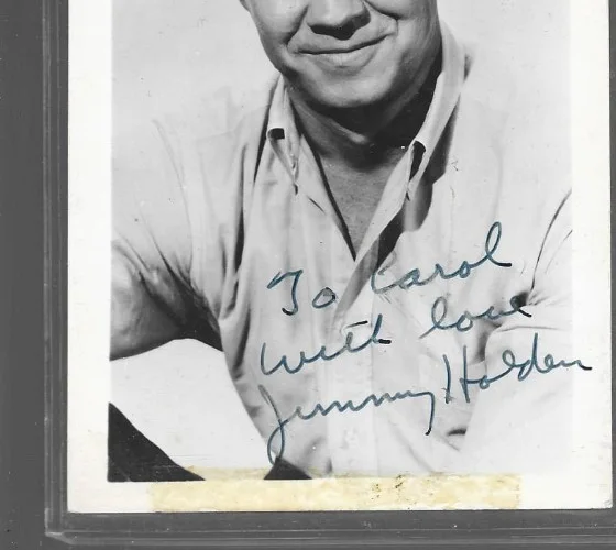 original Hand signed 4 x 6 photo by Jimmy Holden, изображение 2