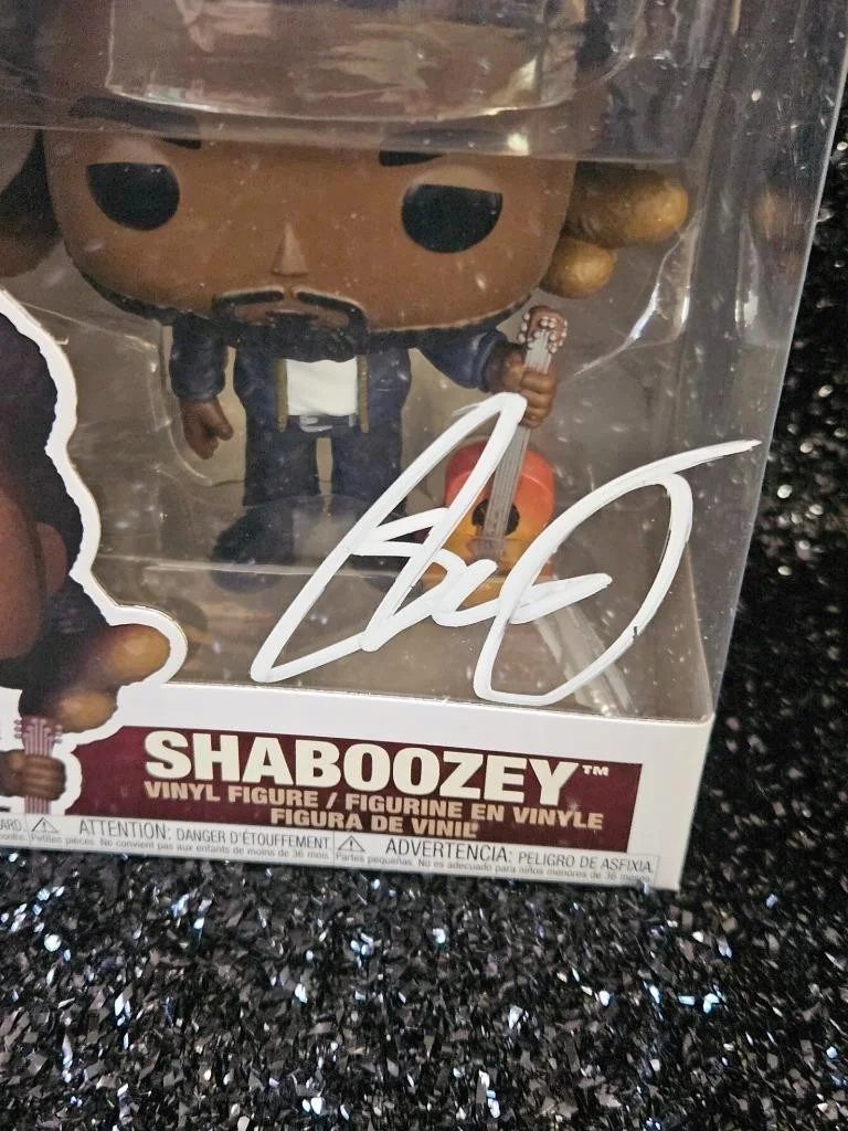 SHABOOZEY — SHABOOZEY HAND SIGNED AUTOGRAPHED FUNKO POP! 482 COUNTRY HIP HOP STAR FIGURE COA, изображение 3