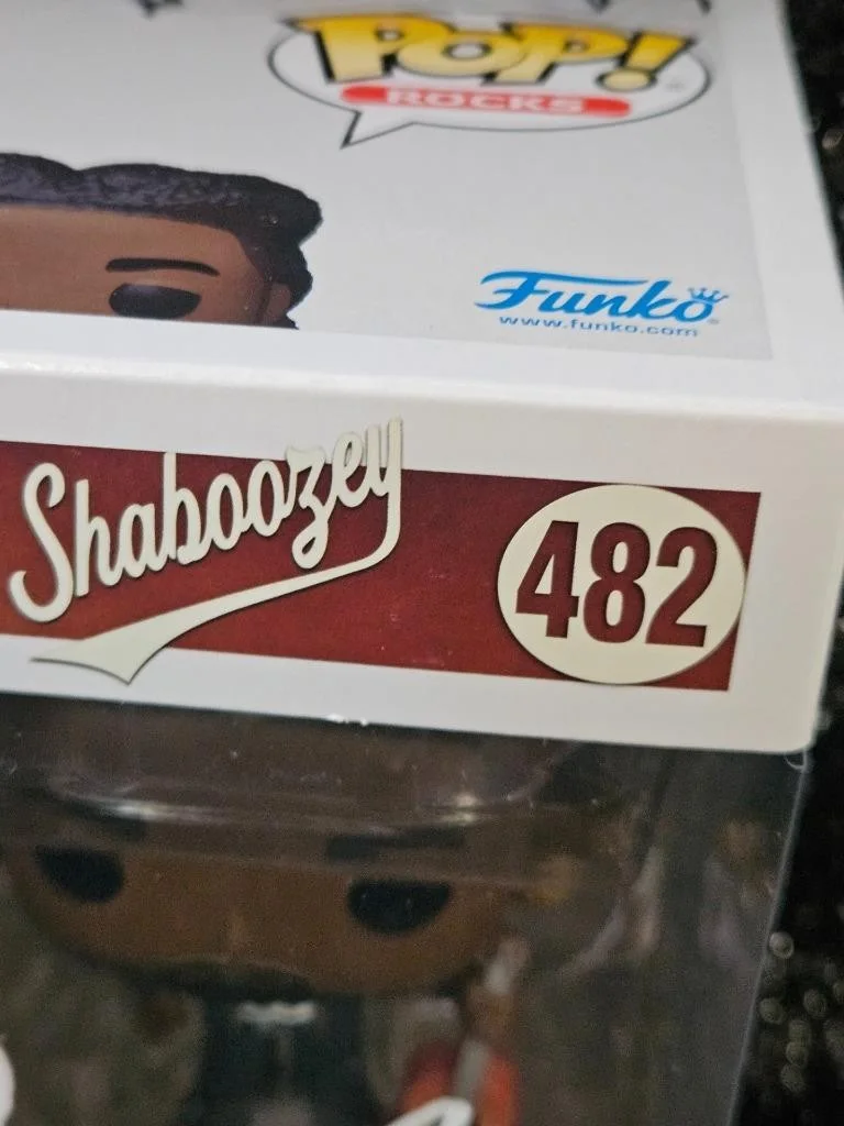 SHABOOZEY — SHABOOZEY HAND SIGNED AUTOGRAPHED FUNKO POP! 482 COUNTRY HIP HOP STAR FIGURE COA, изображение 4