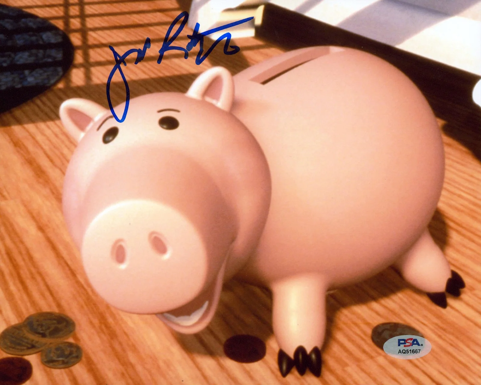 John Ratzenberger — John Ratzenberger Toy Story Authentic Signed 8x10 Horizontal Photo PSA/DNA 1