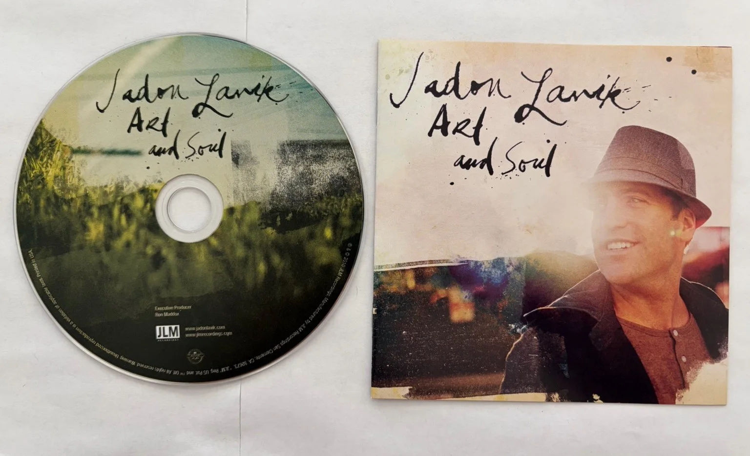 Jadon Lavik Art And Soul CD 2010 Signed Autographed JLM Records Very Good, изображение 5