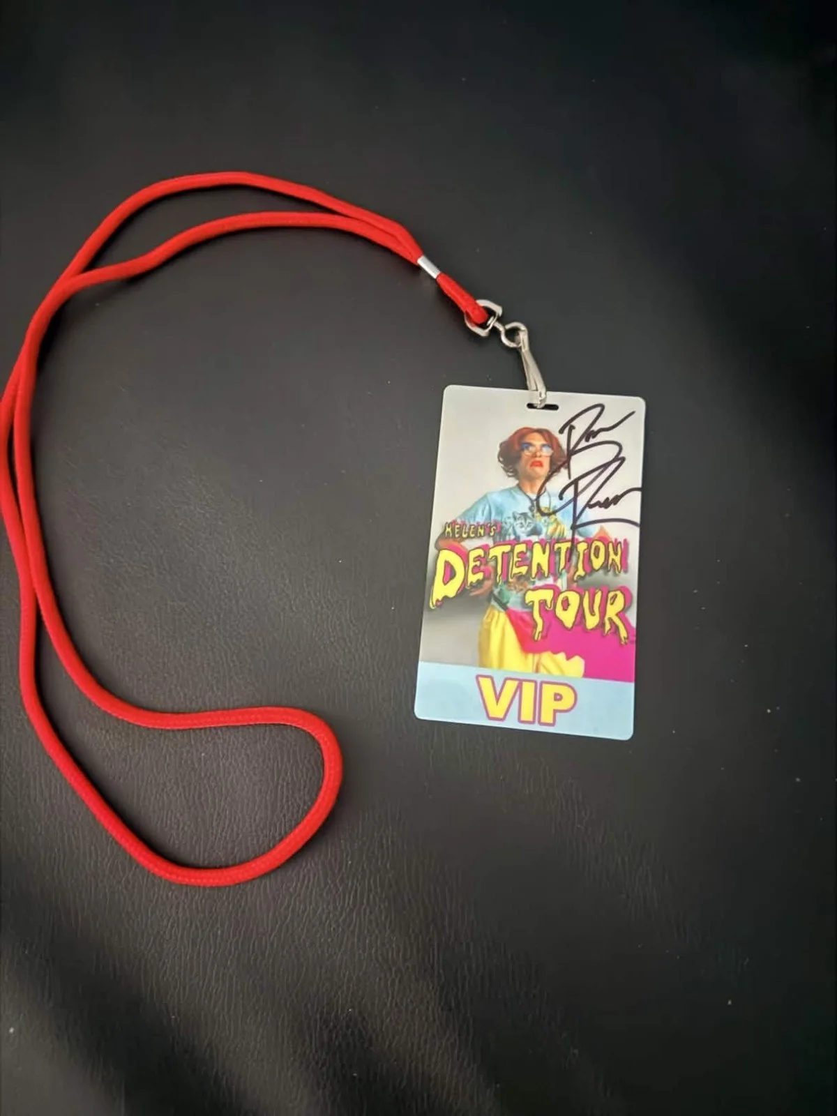 Brandon Rogers — Brandon Rogers Helen's Detention Tour VIP Autographed Lanyard, изображение 2