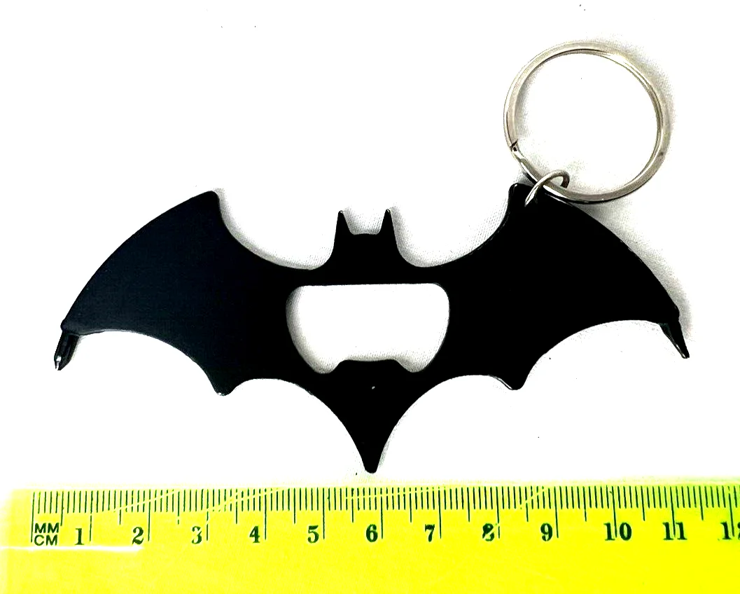 Batman - 'Bat Wings' - Shaped Metal Bottle Opener, image 3