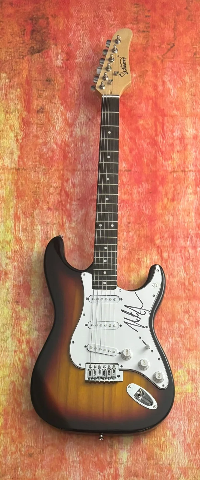 GFA World On Fire Country Star * NATE SMITH * Signed Electric Guitar COA, изображение 3