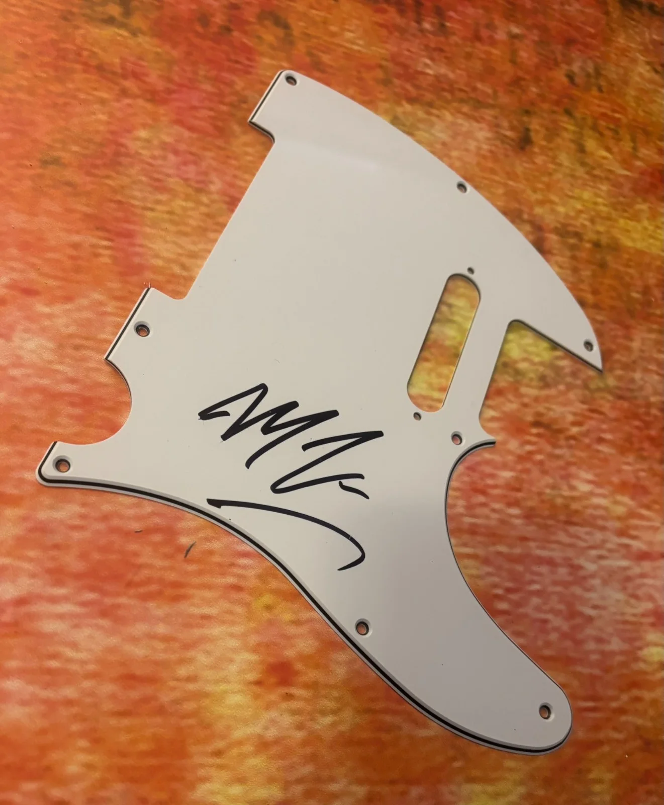 GFA Wildflowers & Wine Star * MARCUS KING * Signed Electric Pickguard COA, image 2