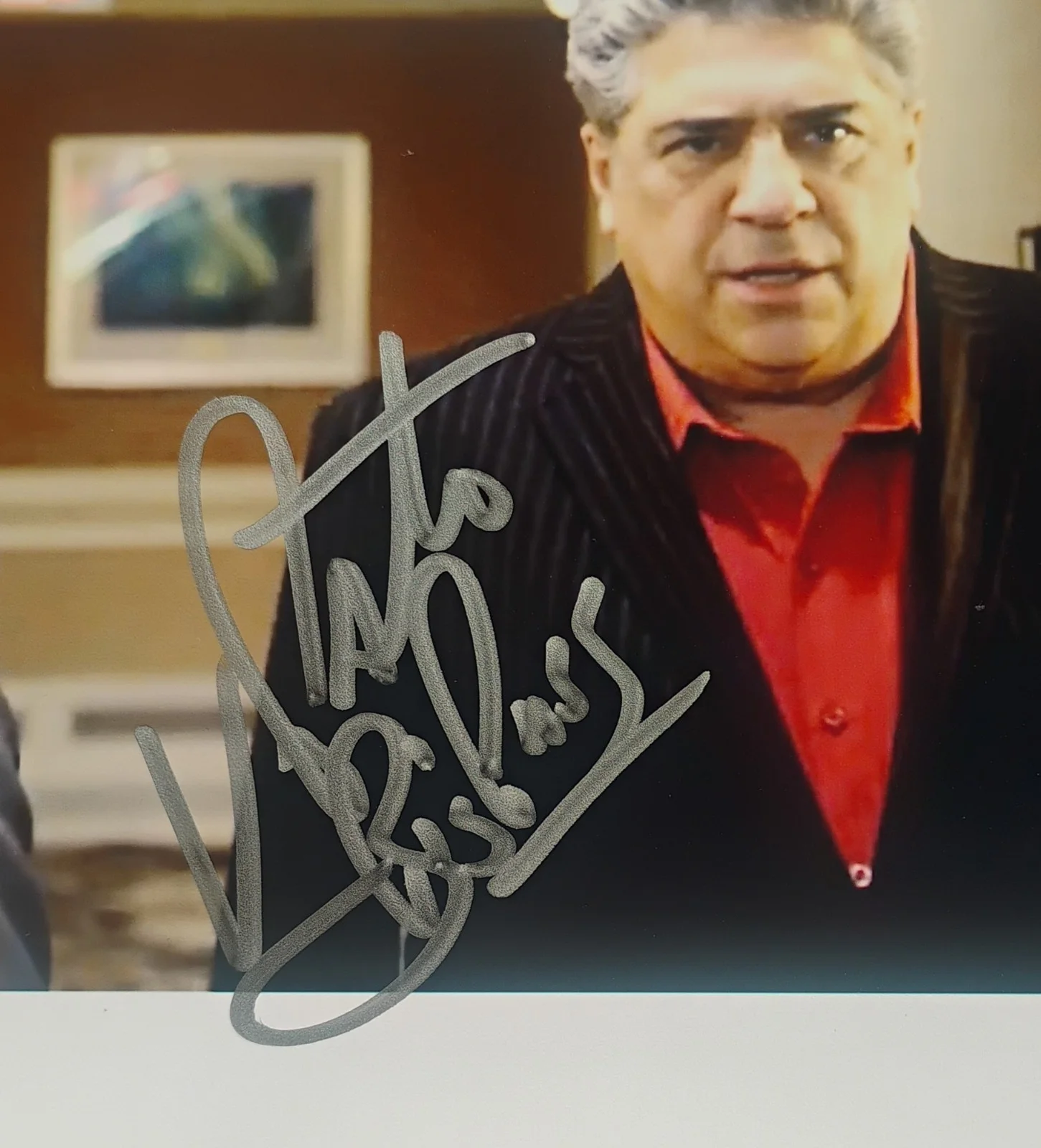 Vincent Pastore Hand Signed 8x10 Photo JSA COA The Sopranos NO US TARIFFS, изображение 3