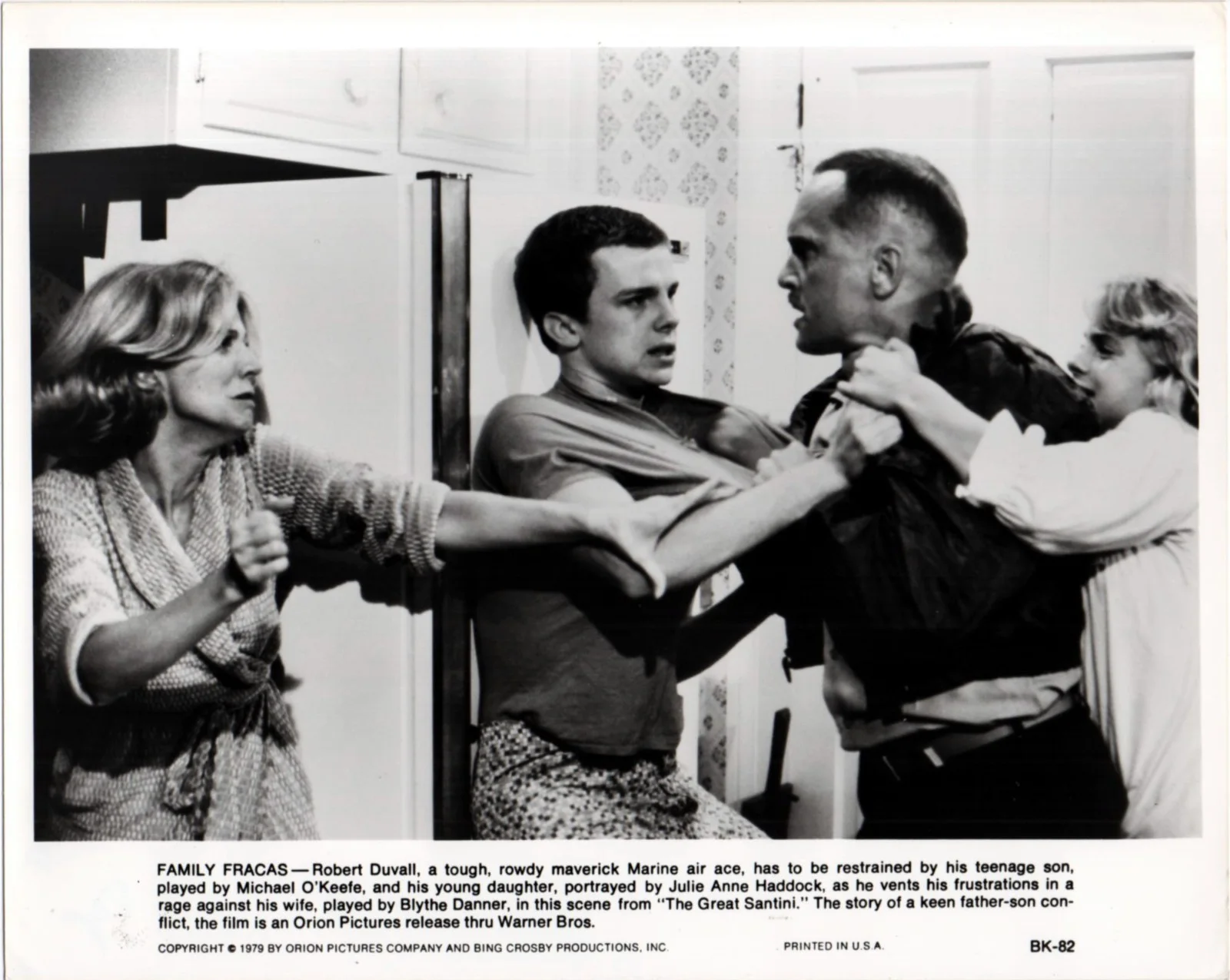 GREAT SANTINI 1979 Robert Duvall, Blythe Danner, Michael O’Keefe 9 10x8 STILLS, изображение 2