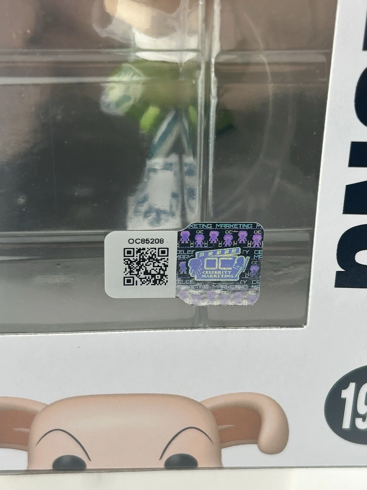 Brad Jackson — Funko Pop Dragon Ball Oolong #1924 Signed Brad Jackson W/ Quote OCCM COA Teal, image 3