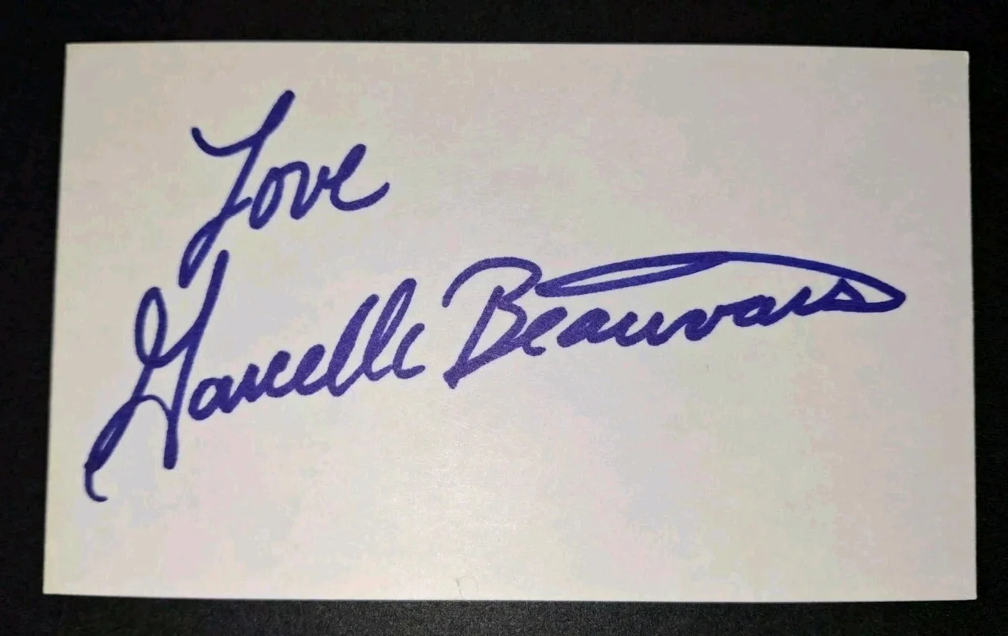 Garcelle Beauvais — GARCELLE BEAUVAIS - SPIDER-MAN: HOMECOMING - COMING TO AMERICA - SIGNED INDEX