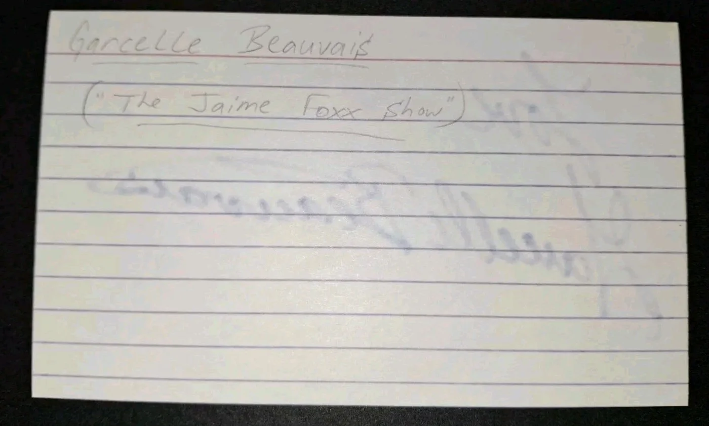 Garcelle Beauvais — GARCELLE BEAUVAIS - SPIDER-MAN: HOMECOMING - COMING TO AMERICA - SIGNED INDEX, image 2