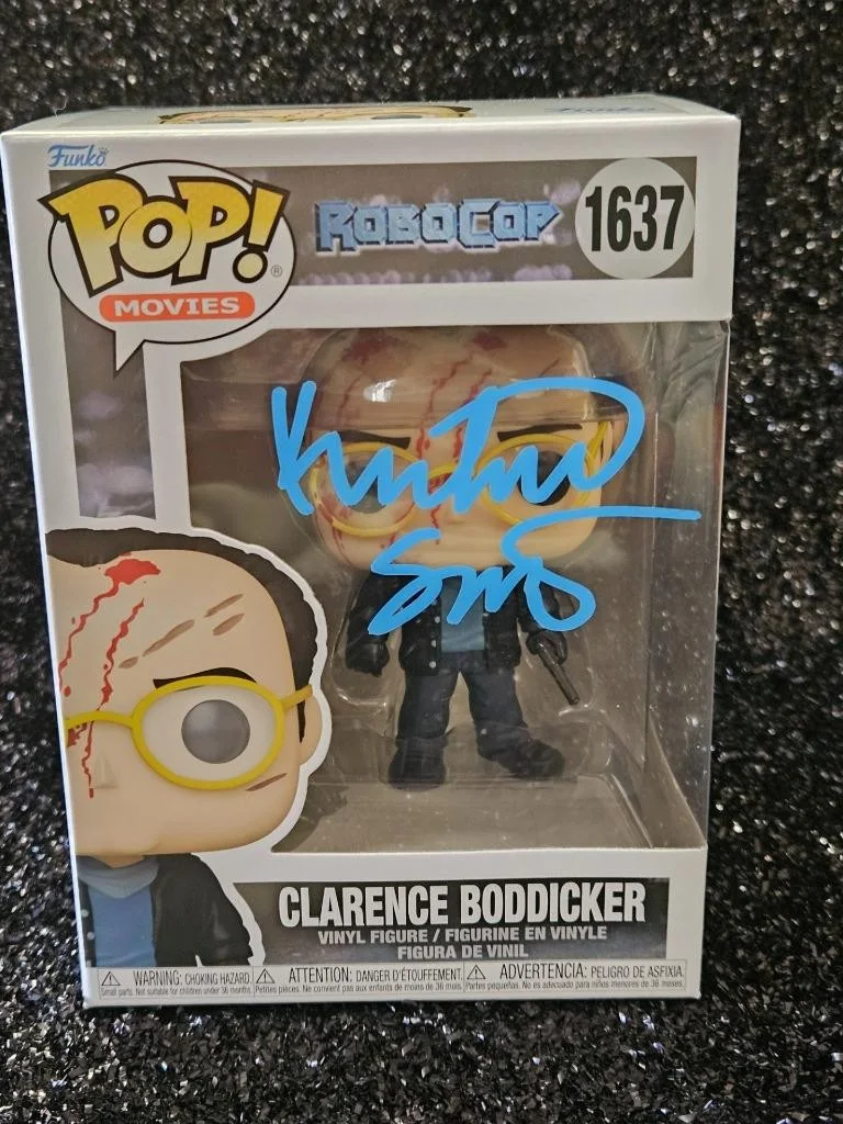 KURTWOOD SMITH — KURTWOOD SMITH HAND SIGNED AUTOGRAPHED FUNKO POP! 1637 ROBOCOP BODDICKER W/ COA