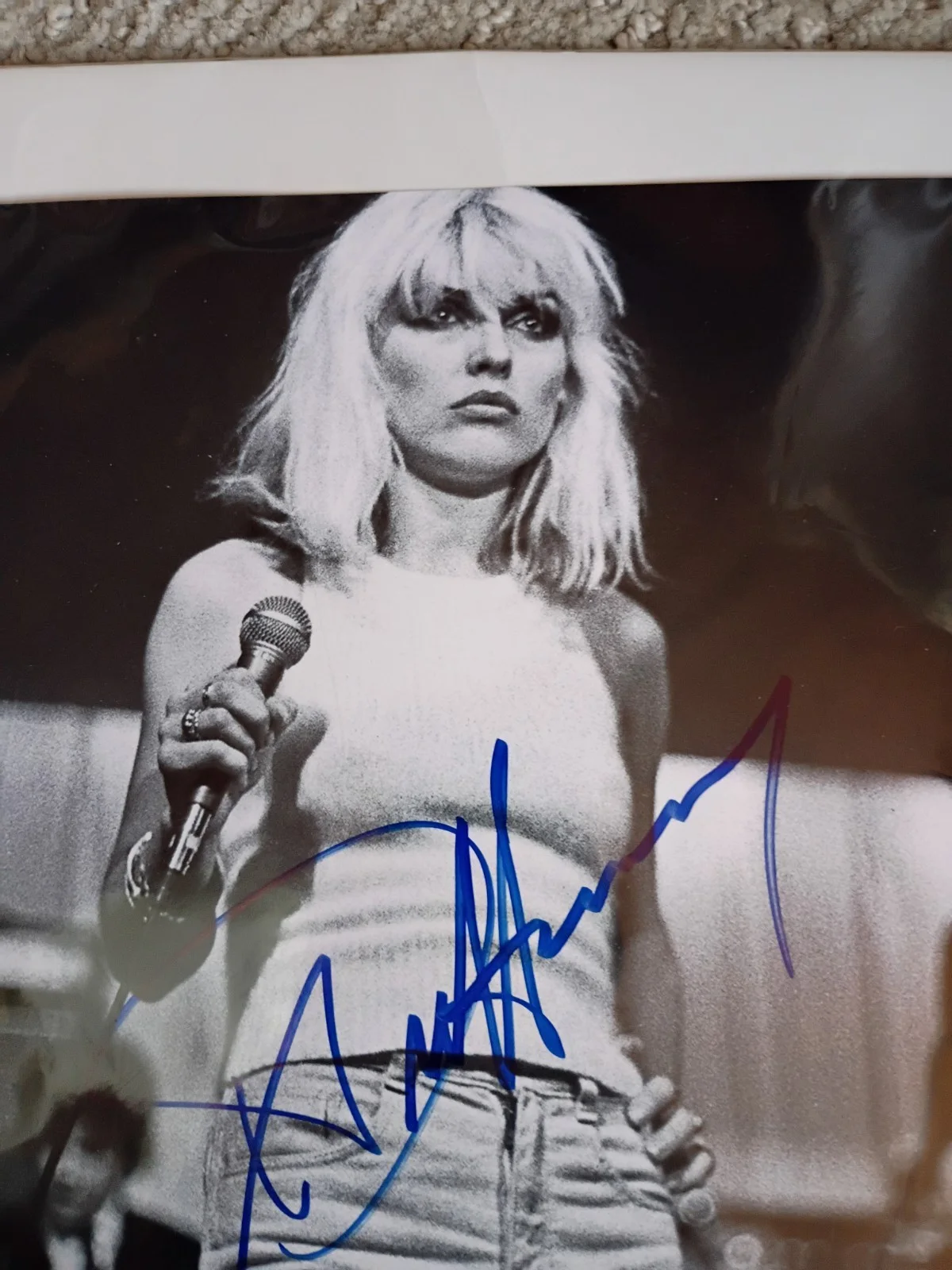 Deborah Harry — Deborah Harry Hand Signed 8x10 Photo Certificate Of Authenticity Blondie Singer, изображение 2