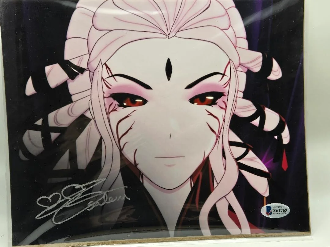 Jen Taylor — 3 Salem Jen Taylor Signed Autographs COA Beckett 8x10 RWBY Photos lot of 3, изображение 4