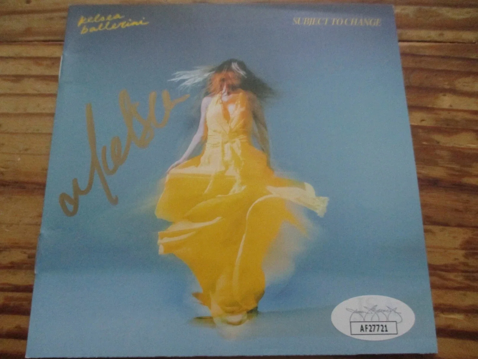KELSEA BALLERINI AUTHENTIC AUTOGRAPHED/SIGNED SUBJECT TO CHANGE CD-JSA CERTIFIED, image 2