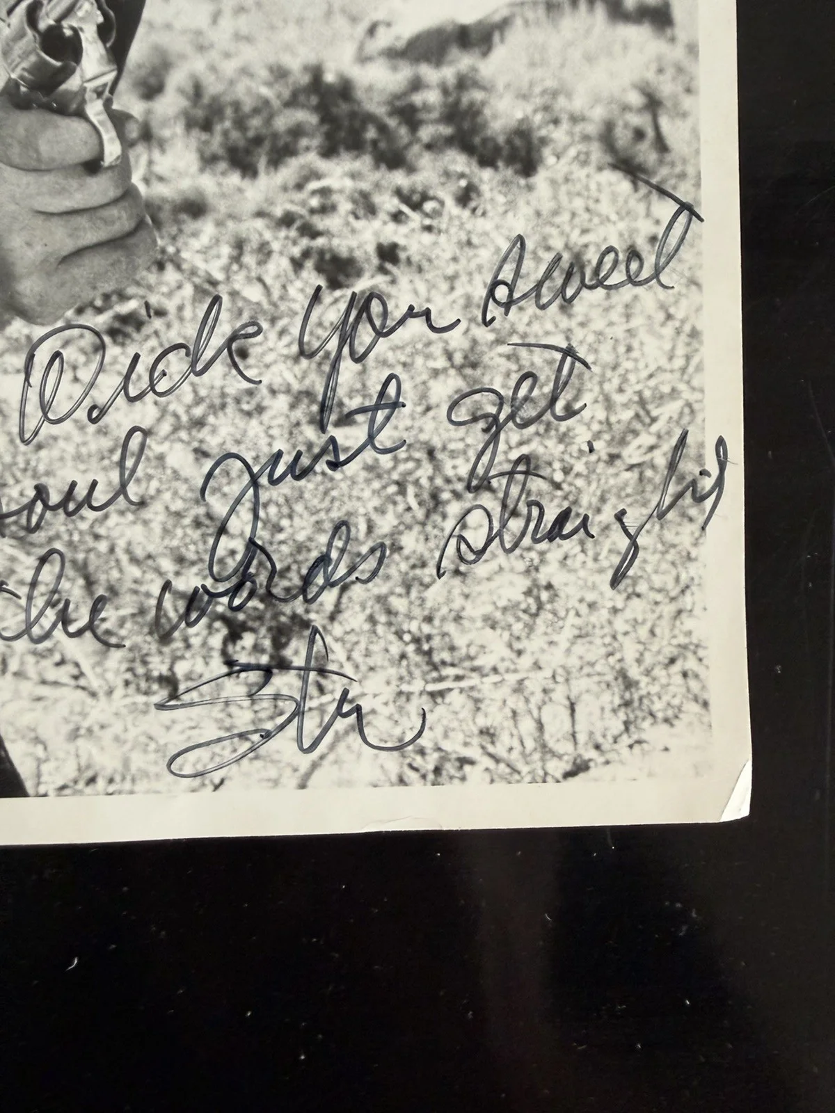 Stuart Whitman — CIMARRON STRIP Stuart Whitman / Jim Crown SIGNED Autographed 8x10 BW Photo, image 5