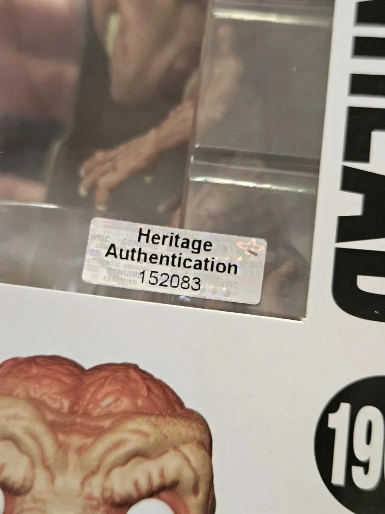 TOM WOODRUFF Jr — TOM WOODRUFF JR HAND SIGNED AUTOGRAPHED FUNKO POP! 1907 PUMKINHEAD FIGURE W/ COA, изображение 5