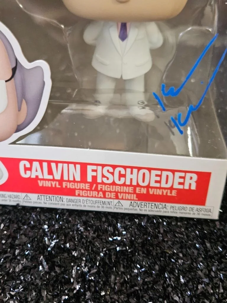 KEVIN KLINE — KEVIN KLINE SIGNED AUTOGRAPHED FUNKO POP 2169 CALVIN FISCHOEDER BOB'S BURGER COA, изображение 3