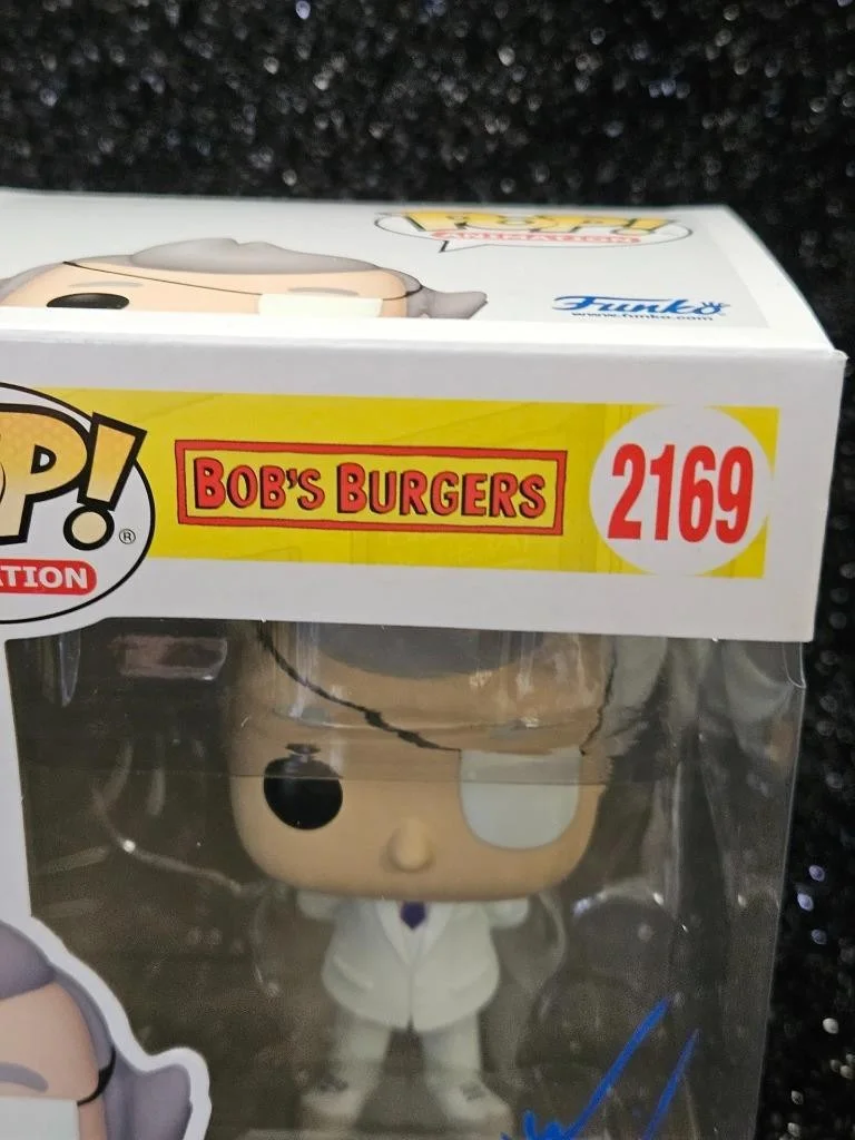 KEVIN KLINE — KEVIN KLINE SIGNED AUTOGRAPHED FUNKO POP 2169 CALVIN FISCHOEDER BOB'S BURGER COA, изображение 4