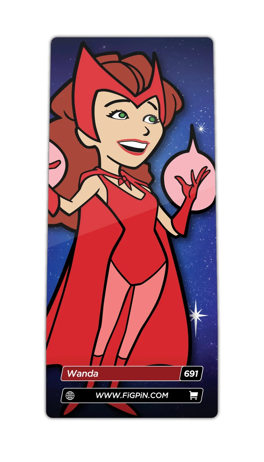 FiGPiN Wanda - WandaVision (0691) Marvel Studios 3-Inch Enamel Pin, image 2
