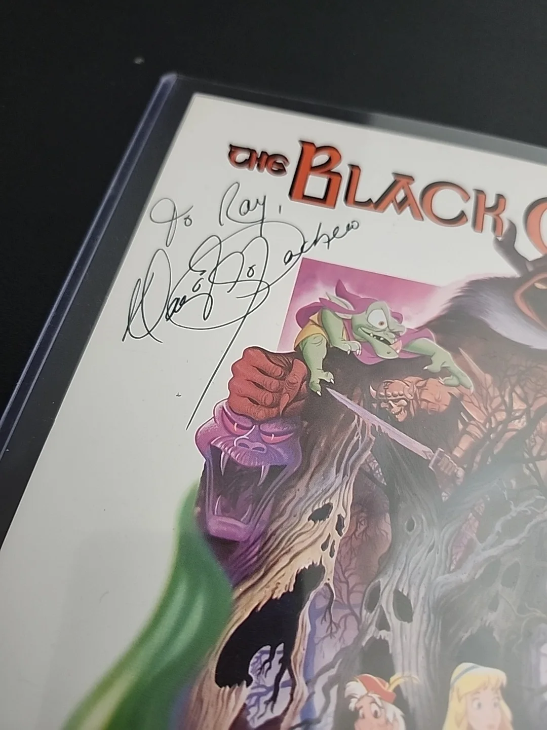 THE BLACK COULDRON AUTOGRAPHED 1985 WALT DISNEY PRODUCTIONS 8x10, image 2