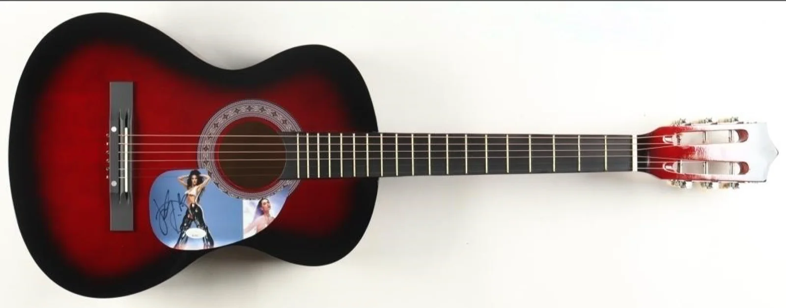 Katy Perry Acoustic Guitar Autographed (JSA), image 3